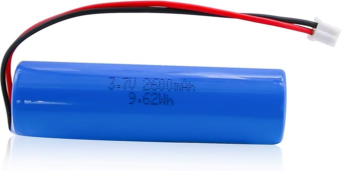 Uxney 3,7V 2600mAh Lithium-Ionen Akku mit PH2.0/2P-Anschluss für DIY-Elektronik, Spielzeug & Bluetooth-Geräte