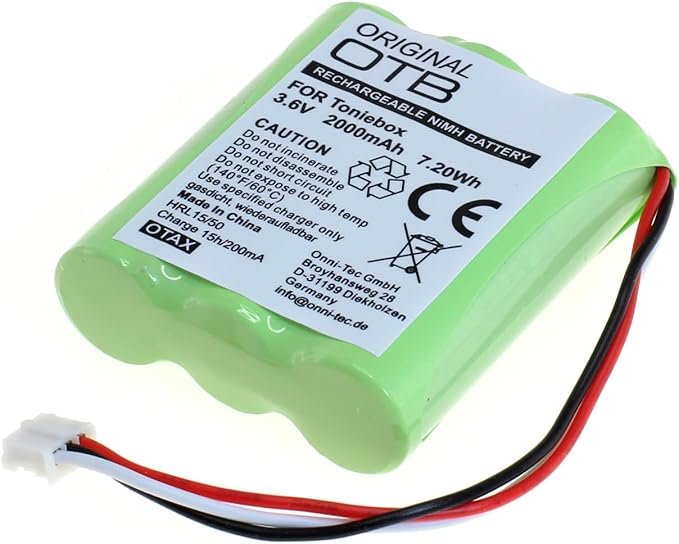 OTB Akku für Tonie Box kompatibel zu 50AA5S - Ersatzakku für Toniebox