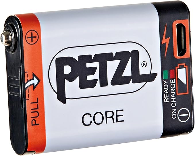 Petzl E99ACA CORE Akku USB-ladbar für Stirnlampen wie ACTIK, TIKKA - Schwarz