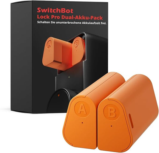 Wonderlabs SwitchBot Lock Pro Dual Power Pack W3500010 Wiederaufladbares Akkupack