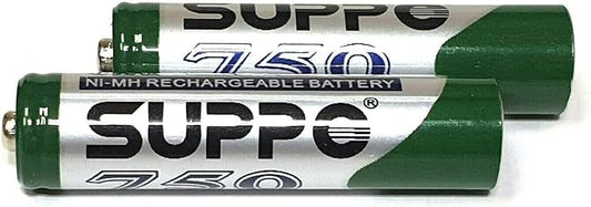 SUPPO NiMH Akkus 750 mAh 2er-Pack für Gigaset & DECT Telefone – Wiederaufladbar, langlebig – NIMH